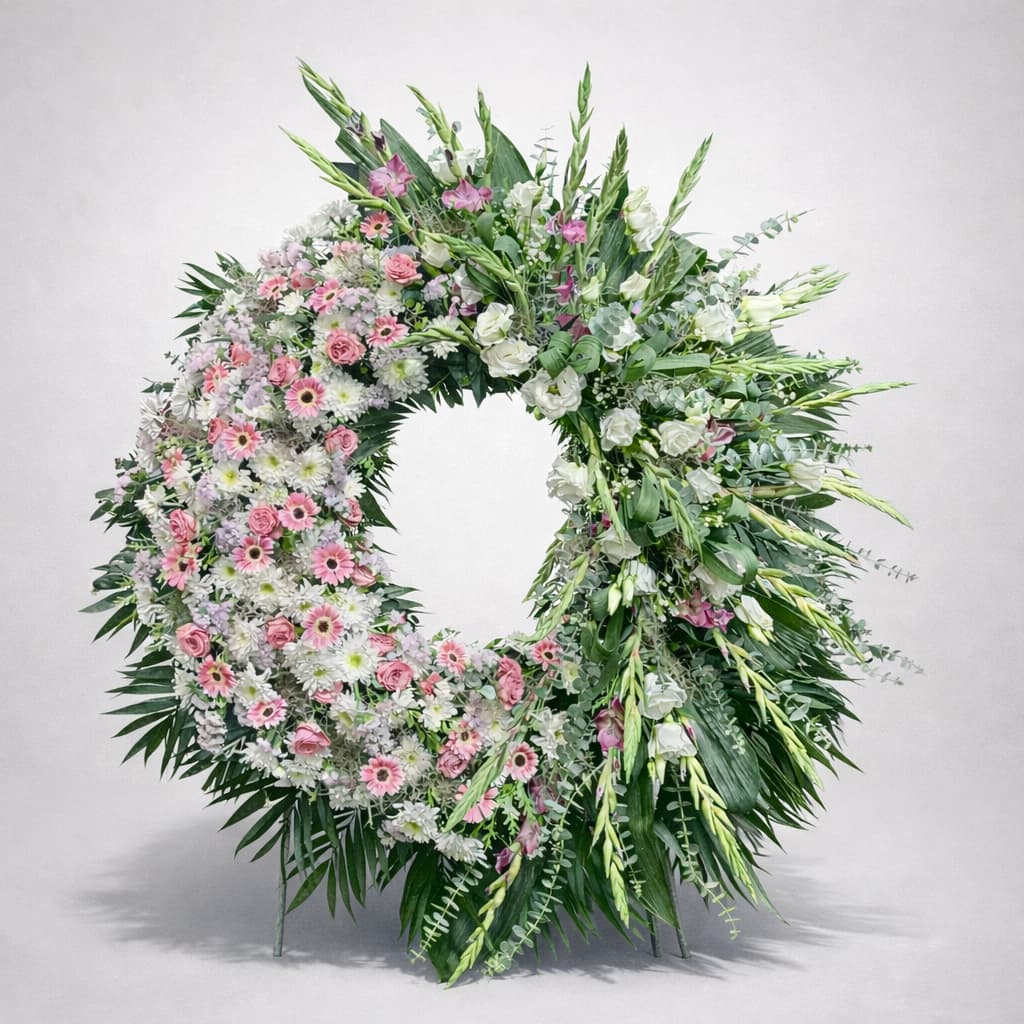 Poročni aranžma za mizo mladoporočencev – cvetličarna Iris Velenje